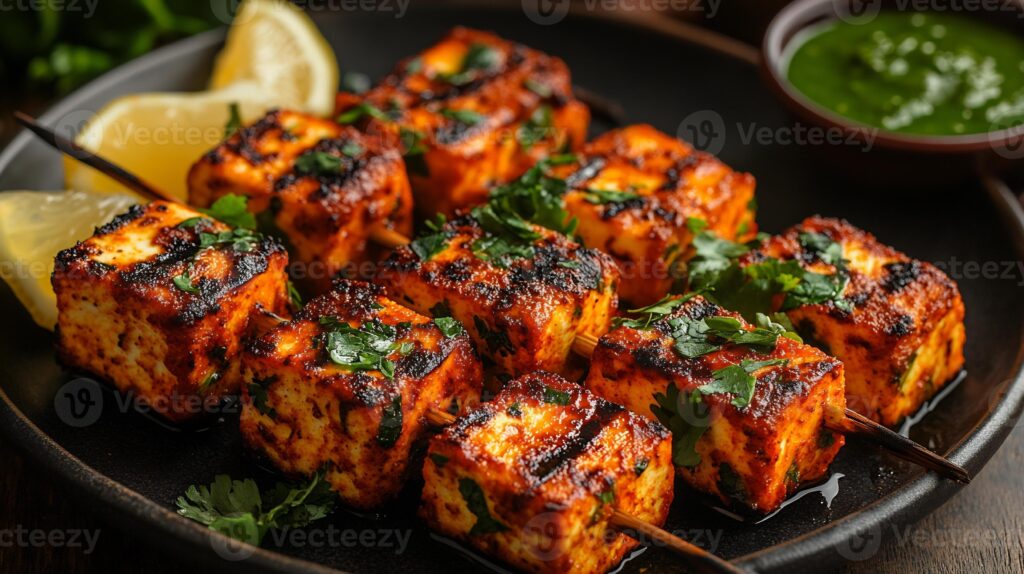 spicy paneer tikka